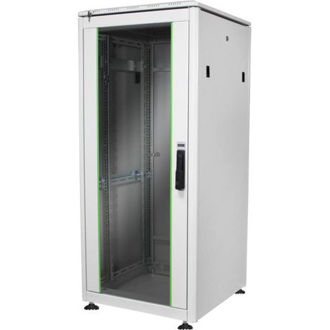 Digitus Armadio 26 Unita' Linea Professionale (A) 1310 X (L) 600) X (P) 600 Mm. Colore Grigio Chiaro