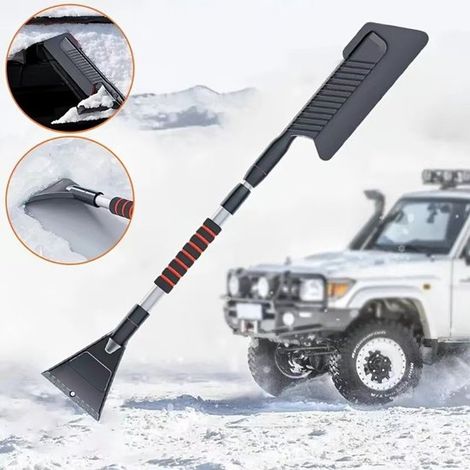 Pelle à neige pour voiture – outil compact pour déneiger et dégivrer en hiver Poignée ergonomique, outil robuste, pelle multifonction pour déneiger et dégivrer, pelle pliante, pelle d'hiver