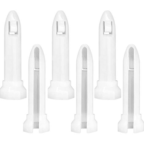 Lot de 6 amortisseurs de chocs pour machines à laver, référence 124004124/2, dimensions : 7,3 x 1,5 cm (1/5)