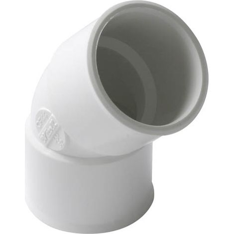 NICOLL Coude simple ff 45° Ø32 blanc (1/4)