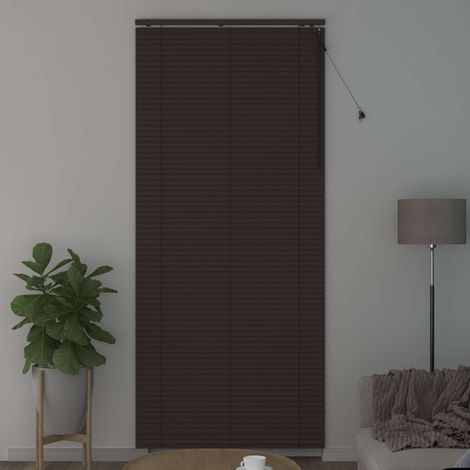 vidaXL Store Vénitien Marron foncé 110 x 250 cm 35 mm (1/5)