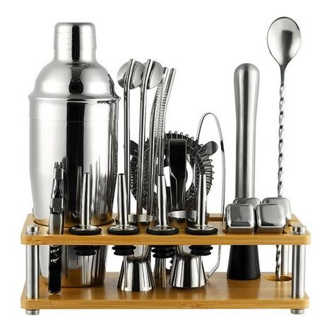 Cocktail-Set Cocktail-Set Cocktail Shaker 750 ML Edelstahl Barkeeper Kit