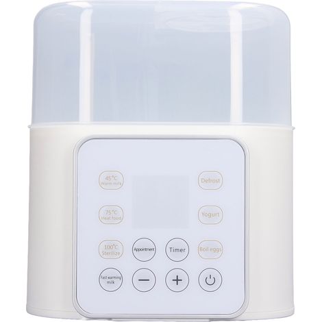 Chauffe-biberon intelligent avec arrêt automatique, écran LCD et prise US 110V (1/5)