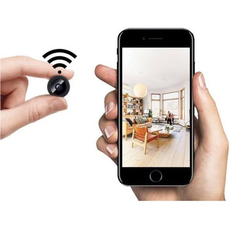 1080P WLAN-Spionagekamera Mini-Überwachungskamera für den Innen- und Außenbereich mit verstecktem Mikrofon und Aufnahmefunktion (1/5)