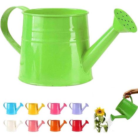 Regadera pequeña para plantas de interior,1 litro,Regadera de metal para jardín y balcón,Accesorio de jardín,24,5 x 12 x 11,5 cm (1/5)