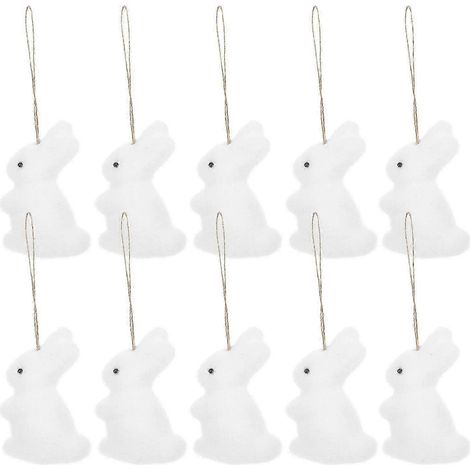 12-teiliges Osterdekorationsset: Hasen-Hängeornamente, Osterbaumschmuck, Hasenanhänger, gute Qualität (1/5)