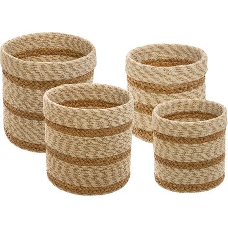 Set aus 4 Körben - Jute