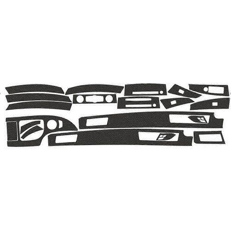 5D Carbon Vinylfolie für BMW 5er E60 (525i, 530i) - Karosserieaufkleber, Carbonfaser-Tönung, 5-teiliges Set, sportlicher Look und langlebiger Schutz. (1/5)