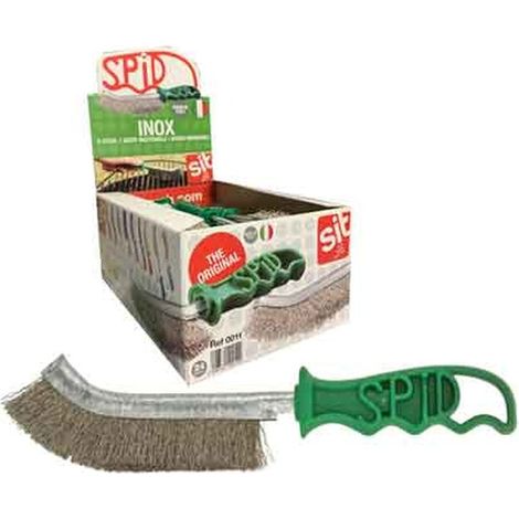 Brosse à main en acier inoxydable 'spid' sit box 24 pièces