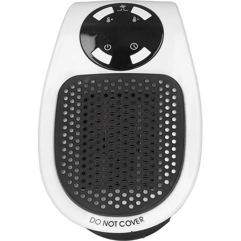 Petit radiateur 500W, fonction température constante, faible bruit, protection surchauffe, blanc, chauffage d'appoint pour maison bureau, prise UE 220V (1/5)