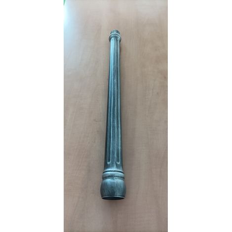 R PALO SUPERIORE X LAMPIONE NEW YORK H CM.200 A 2 LUCI GRIGIO