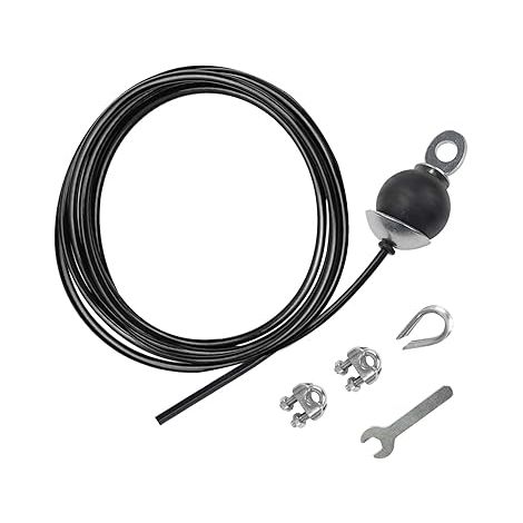 Câble de Gymnastique, Corde Fil d'acier de Remise en Forme DIY LAT Home Gym Poulie Câble Machine Musculation Cable (1/5)