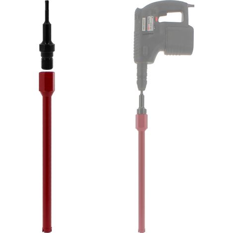 Corona diamantata Ø 27 mm con adattatore per trapano e perforatore SDS-plus (1/5)