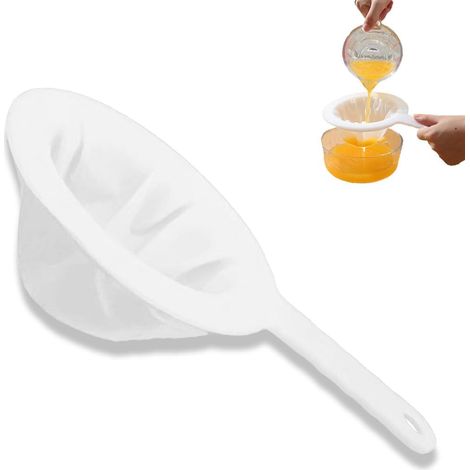 (1 Pièce)Filtres En Nylon,Tamis Filtre Alimentaire, Tamis à Jus,Filtres à Mailles Fines,Filtre à Vin,Pour filtrer les huiles,Café,Vin,Jus,Lait de Soja (1/5)
