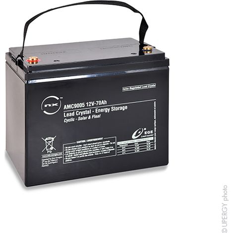 NX - Batterie lead crystal 6-CNFJ-70 12V 70Ah M6-F