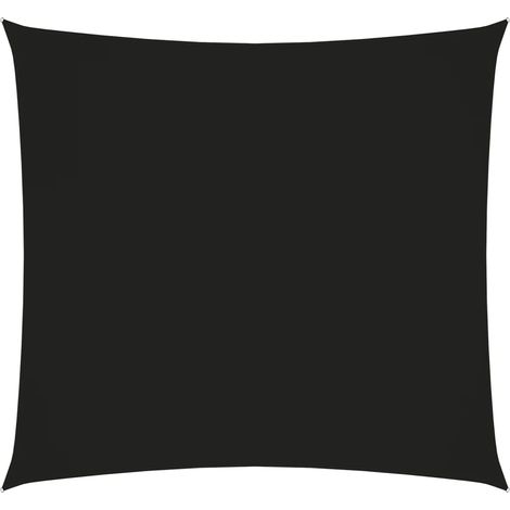 Voile toile d'ombrage parasol tissu oxford rectangulaire 2 x 2,5 m noir