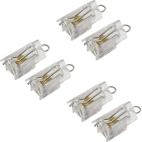 Lot de 6 verrous de câble pour stores enrouleurs, pièces de rechange pour rideaux.