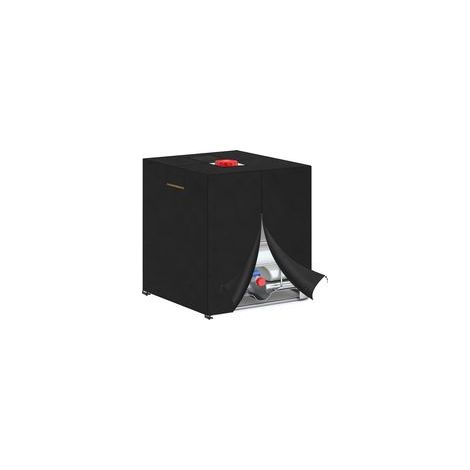 IBC Protective Cover for 1000L Water Tank, Rainwater IBC Tank Cover, 1000L Tank Cover, UV Resistant, Waterproof, IBC Container Cover, 120x100x116cm (1/5)