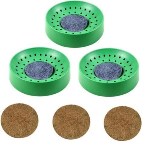 3 Pièces Nids d'oiseaux en Plastique, Cage à Oiseaux Élevage Boîte d'Éclosion Élevage Bol pour Pigeons de Compagnie Cailles et Autres Petits Oiseauxet3xTapis Brun (1/5)