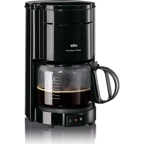 Braun KF47BK Aromaster Macchina da caffe' con filtro Manuale 10 tazze 1000 W Antígoccia Spegnimento Automatico colore Nero