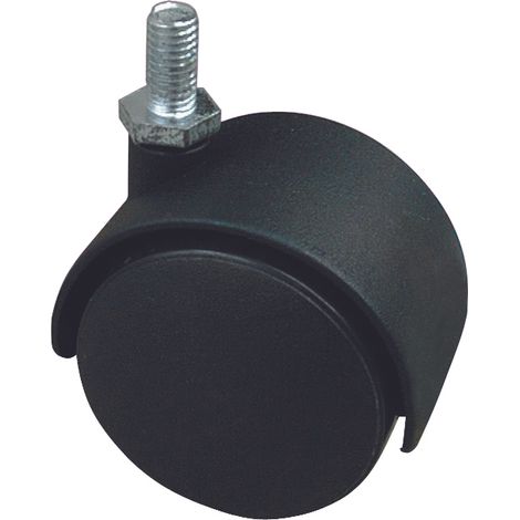Utilia RUOTA GIREVOLE PER MOBILI CUFFIA NYLON  mm. 50-perno M8x15 4.00 pz