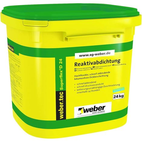 weber.tec Superflex D24 Reaktivabdichtung 6kg