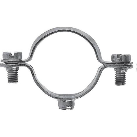 50 pcs Collier de collier Fischer pour tube en acier galvanisA  18 mm M6