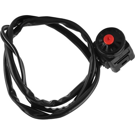 Motorcycle horn switch, 7/8 inch 22mm motorcycle kill switch, handlebar horn stop button switch for motorcycle