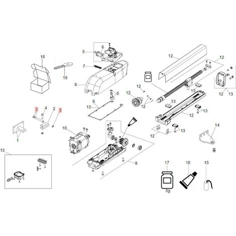 FAAC GENIUS 718366 Perno Lungo Seeger Per 413 415 S418 Mistral Sirocco Ricambio