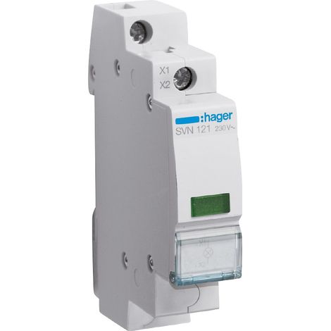 Lámpara modular de 1 gas, verde, 230 V CA, SVN121