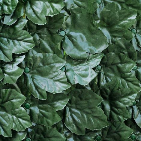 Verdecor Siepe artificiale verde tipo edera 1x3 m per giardino e balcone (1/2)