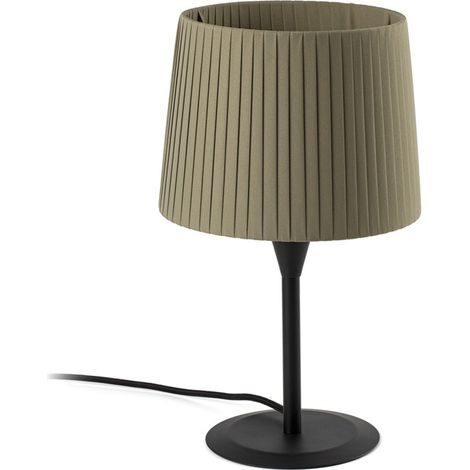 SAMBA Lámpara sobremesa negra/encintada verde 64311-40 (1/4)