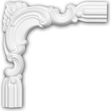 Elemento angolare 152298 Profhome elemento decorativo design classico senza tempo bianco