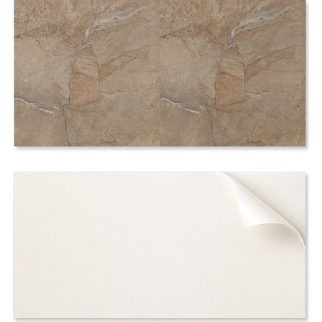 Azulejos autoadhesivos estampados - Perfectos para la cocina. Dise帽o de piedra natural. 10x40x20 cm.