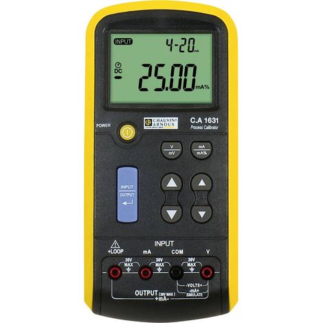 Calibrateur de courant et de tension Chauvin Arnoux C.A 1631, 20V c.c., 24mA ( Prix pour 1 ) (1/5)
