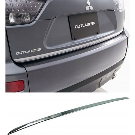 Mitsubishi Outlander II - Embellecedor cromado del portón trasero (1/5)