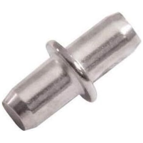 ALLIANDIS50 pièces - Acier laminé à froid,Cloison mobile pour meuble support étagère axe central. 5 mm pour étagère en bois (1/5)