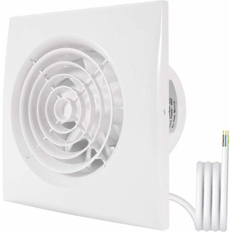 100 mm Ventilateur Extracteur d'air pour Salle de Bain, Aérateur de Gaine Mural Plafond, Convient pour l'échappement de la salle de bain-Fei Yu (1/4)