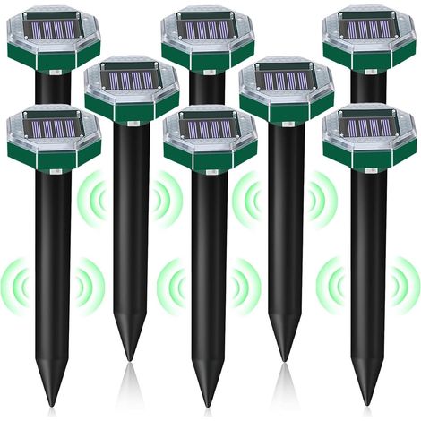 Anti taupe solaire vibration et ultrasons 8 pièces étanche IP65 (1/5)
