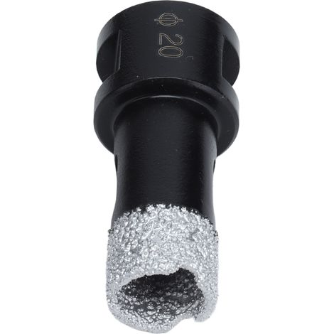 Foret diamant trépan 20mm pour marbre granit céramique carrelage, scie cloche ouverture trou, foret carotte perceuse. (1/5)