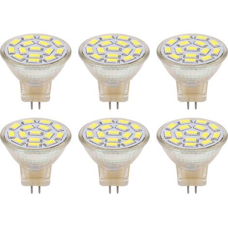 de 6 ampoules LED GU4 270 lm 15 LED basse consommation (1/5)
