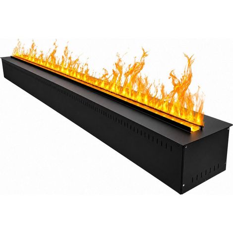 Camino Elettrico da Incasso Divina Fire VAPOR125 - Effetto Fiamma 3D a Vapore Acqueo, 7 Colori LED, Controllo APP e Telecomando, 125 cm - Divina Fire (1/4)