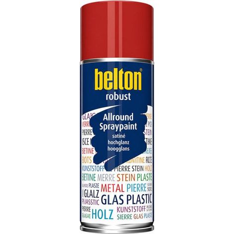 Bombe de peinture - Robust - Rouge feu (RAL 3000) - Satiné - 400 ml