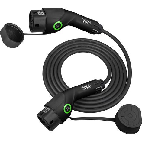 Sealey EVCC2211KW 5m Type 2 to Type 2 EV Charging Cable 16A(11KW) 3Ph5m 16A (11KW) 3PH Type 2 to Type 2 EV Charging Cable 5m 16A (11KW) 3PH Type 2 to Type 2 EV Charging Cable 5m 16A (11KW) 3PH Type 2