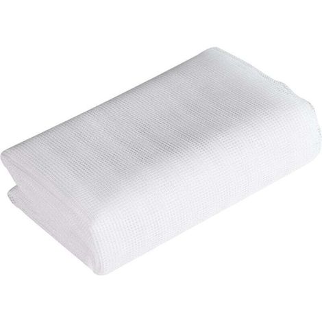 Tulle Moustiquaire Fibre de Verre, Toile Haut de Gamme en Ibre de Verre, Protection Eficace Contre les Insectes, 150 x 300 cm, Blanc
