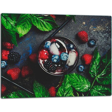 Schneidebrett aus Glas, 52 x 40 cm, Obst (1/5)