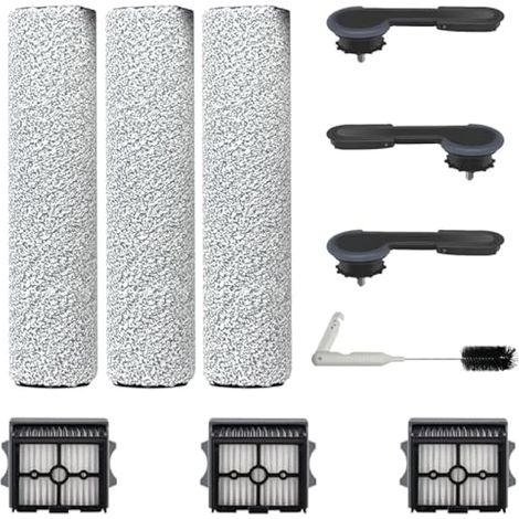 3 Serpillère à Rouleau et 3 Filtre Accessoires pour Tineco Floor One Stretch S6/S6 stretch lite/Switch S6 Stretch/Switch S7 Stretch/S7 Stretch Steam/ i6 Stretch/ i5 Stretch/ S9 Artist Nass Aspirateur (1/5)