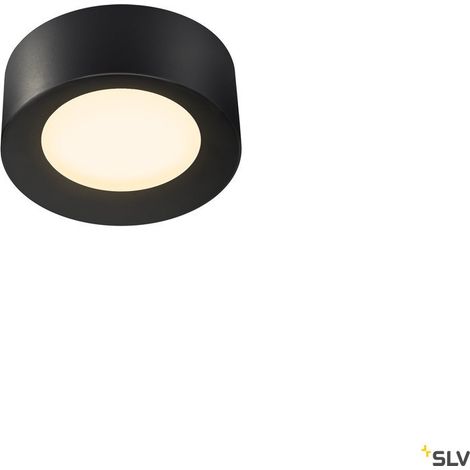 Plafonniers intérieurs LED FERA 25 plafonnier intérieur noir mat LED 195W 3000K/4000K variable Dali - SLV 1002968 (1/5)