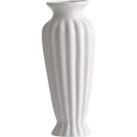 Vases décoratifs minimalistes en céramique à grande ouverture - Vases à fleurs de style nordique pour fleurs séchées et décoration intérieure (1/5)