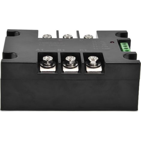 Régulateur Statique Triphasé Thyristor Contrôle Température Tension Variateur Équipement AC380V (TSR-100WA-H Sans Radiateur) (1/5)